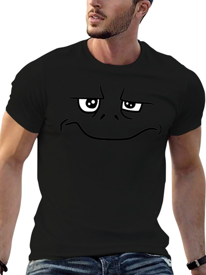 Funny Graphic Tee - Grumpy Face