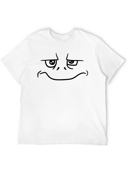 Funny Graphic Tee - Grumpy Face