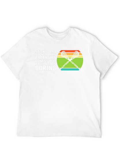 Lacrosse vs Baseball T-Shirt