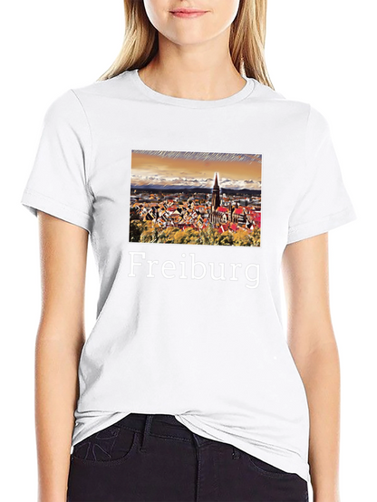 Freiburg T-Shirt - Cityscape Graphic Tee
