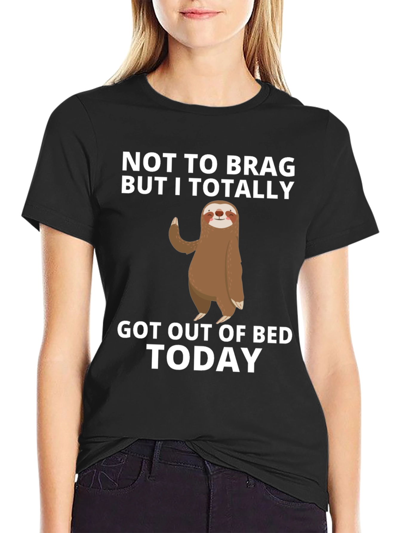 Funny Sloth Got Out of Bed T-Shirt
