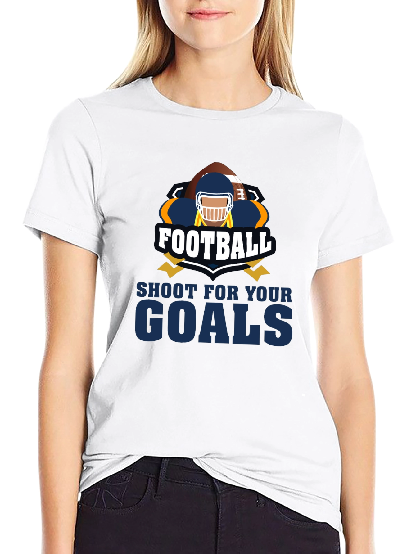 Football Goals Graphic T-Shirt