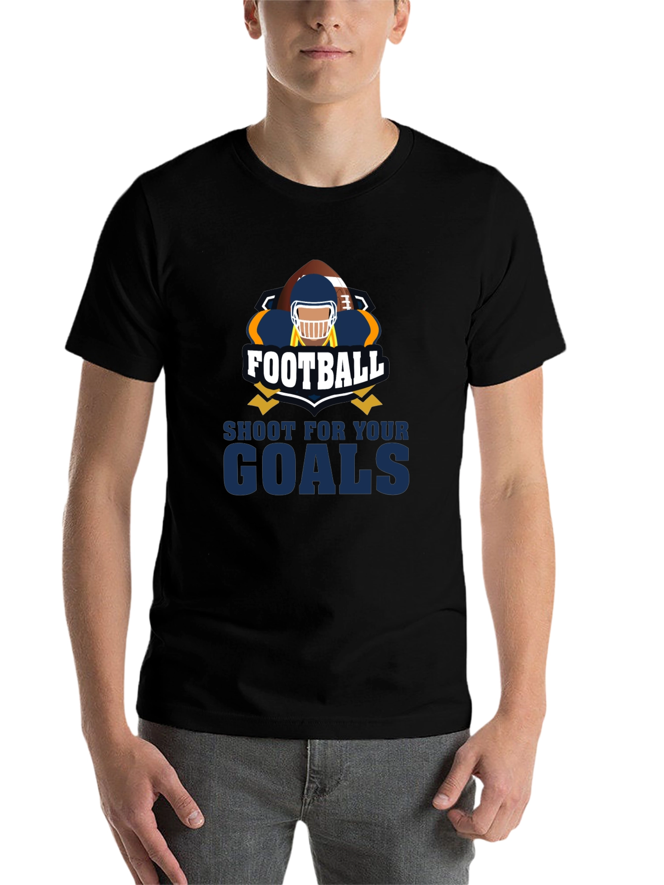 Football Goals Graphic T-Shirt