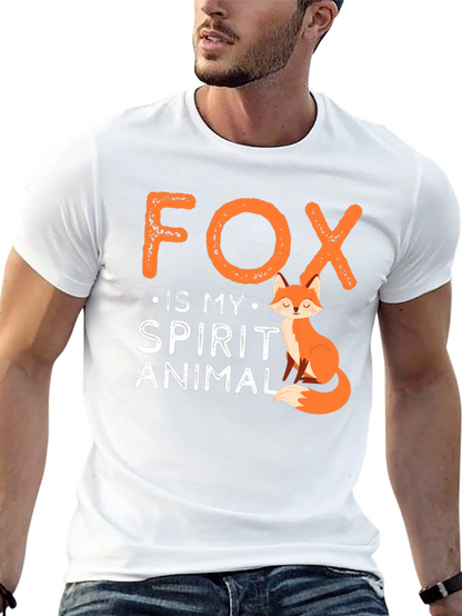 Fox Is My Spirit Animal Graphic Tee