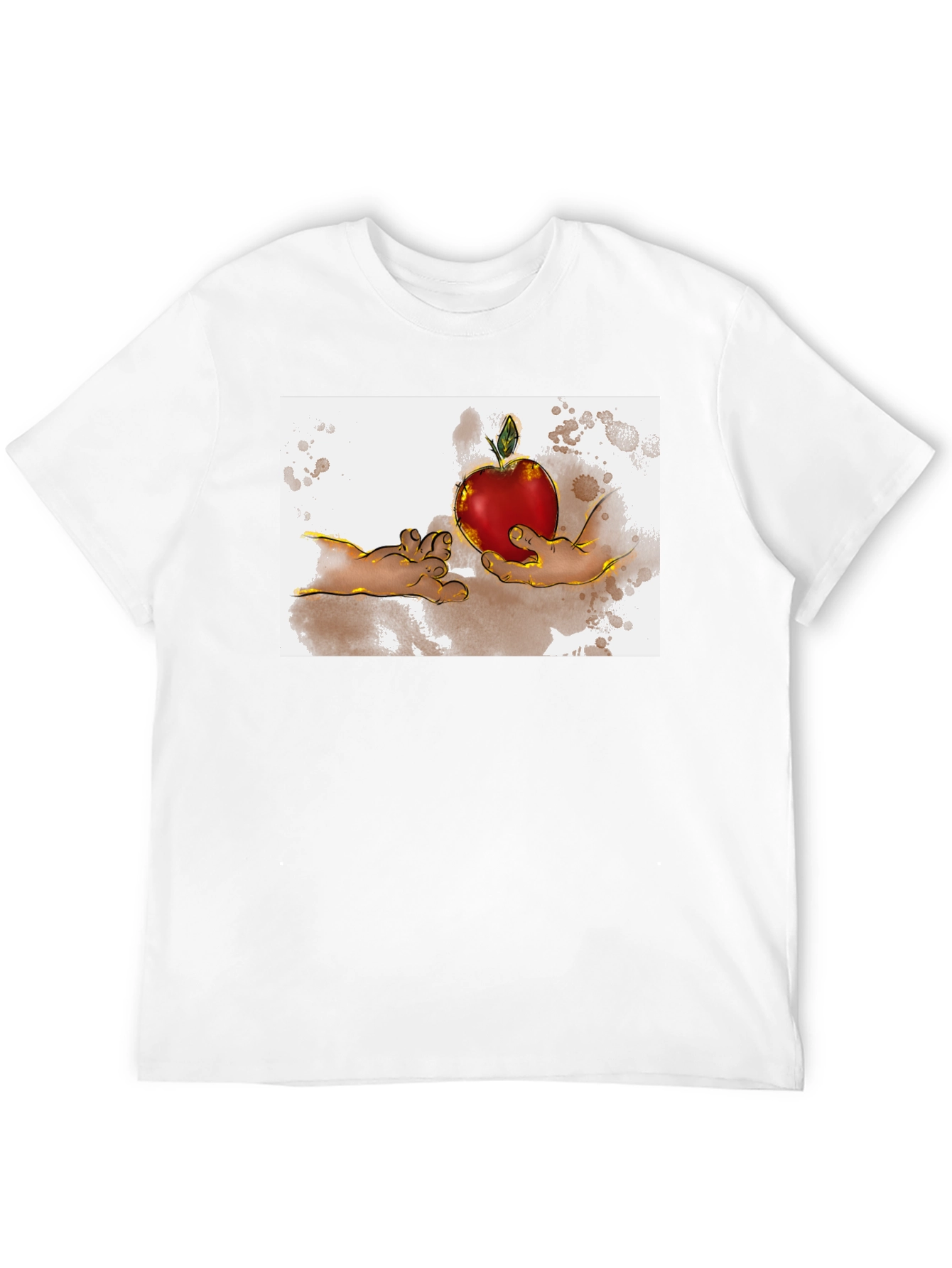 Creation of Adam Apple Graphic T-Shirt
