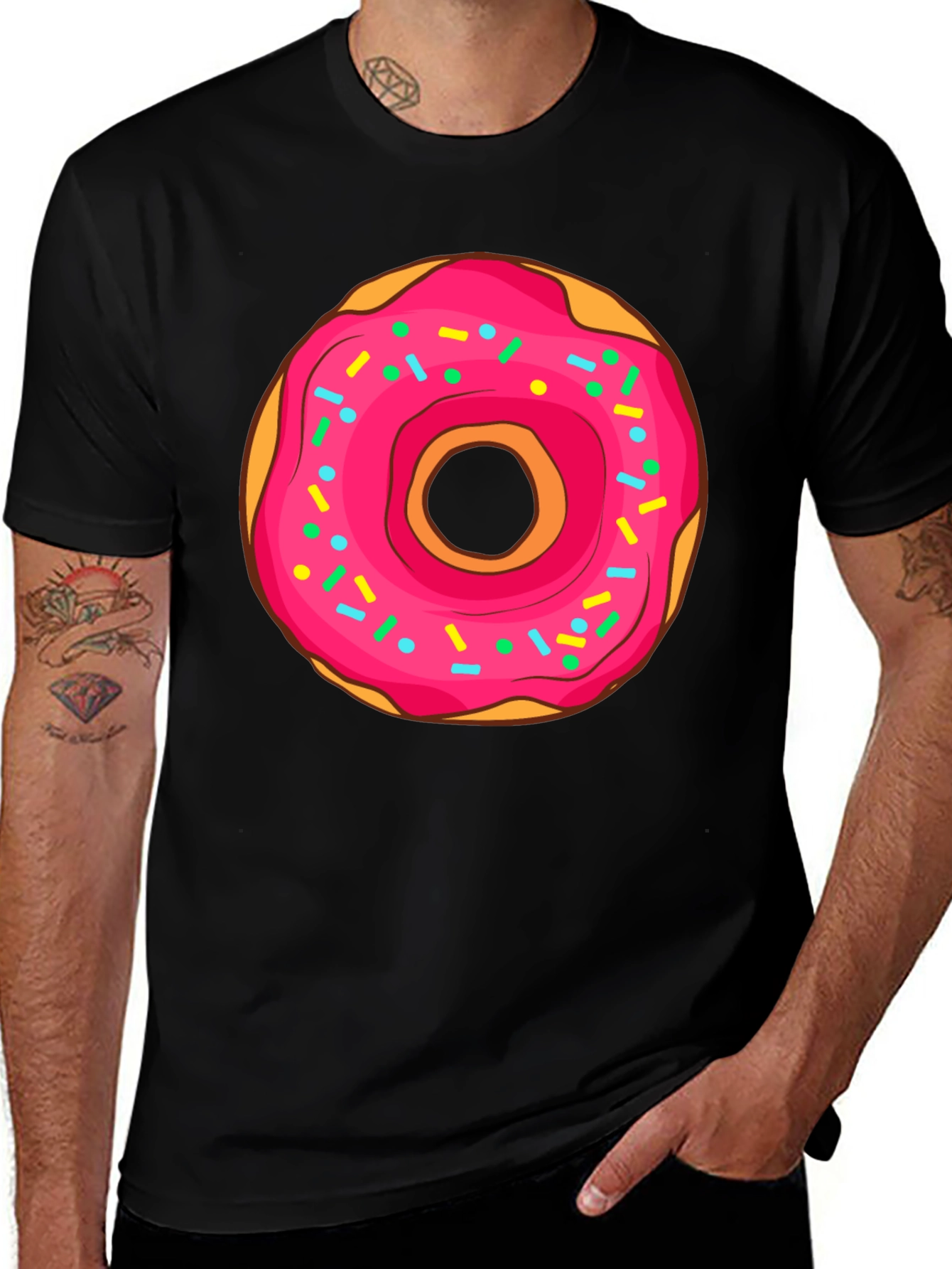 Donut Graphic Tee - Sweet Treat Style