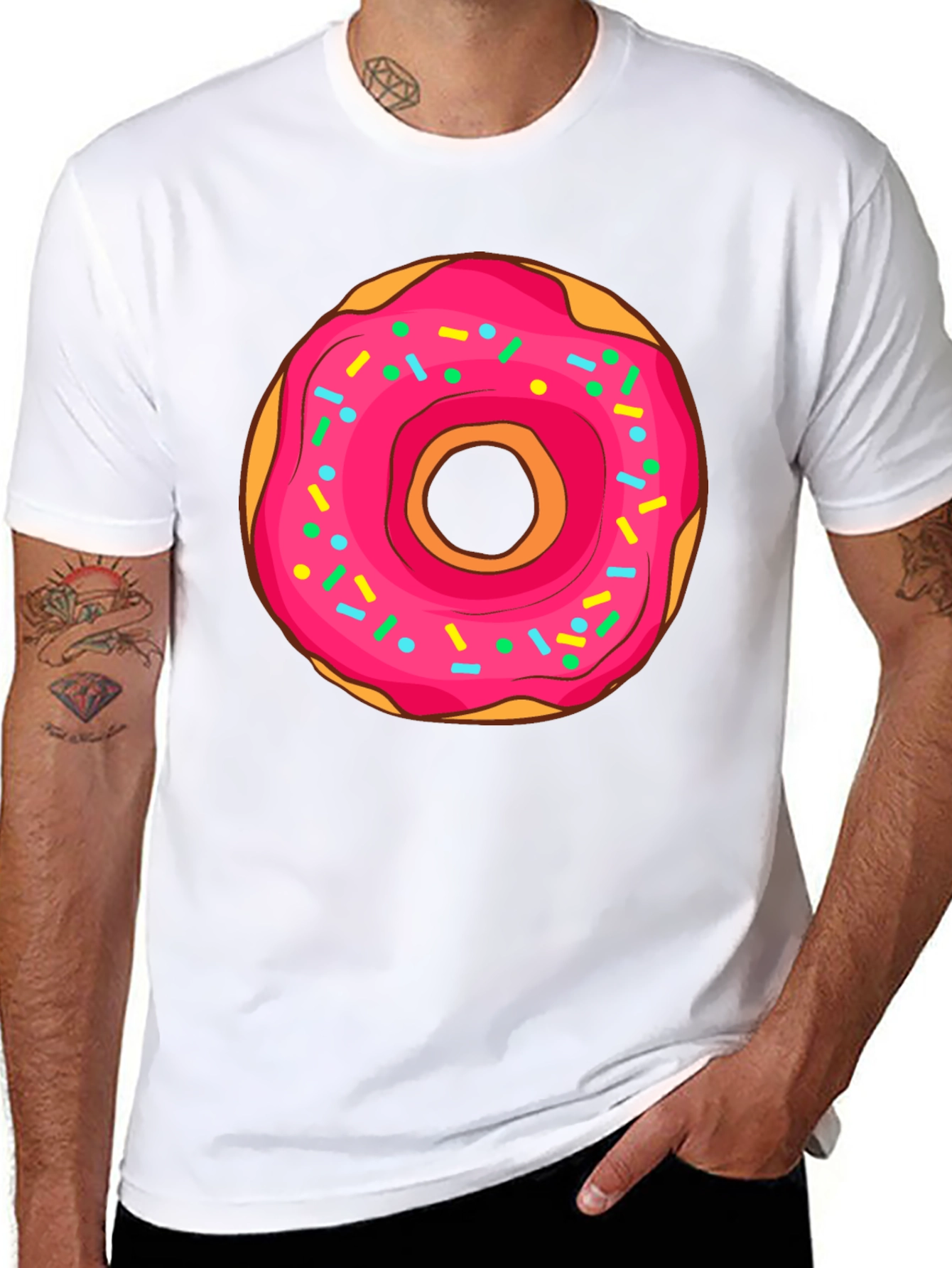 Donut Graphic Tee - Sweet Treat Style