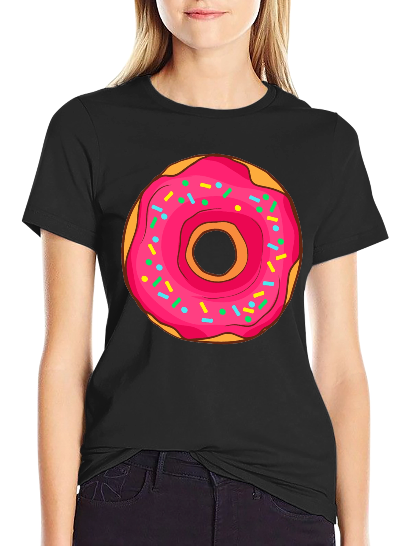 Donut Graphic Tee - Sweet Treat Style