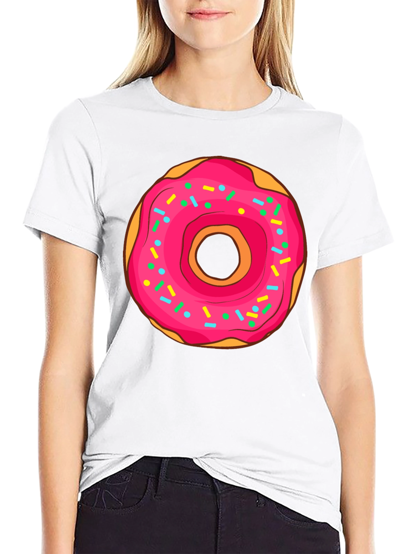 Donut Graphic Tee - Sweet Treat Style