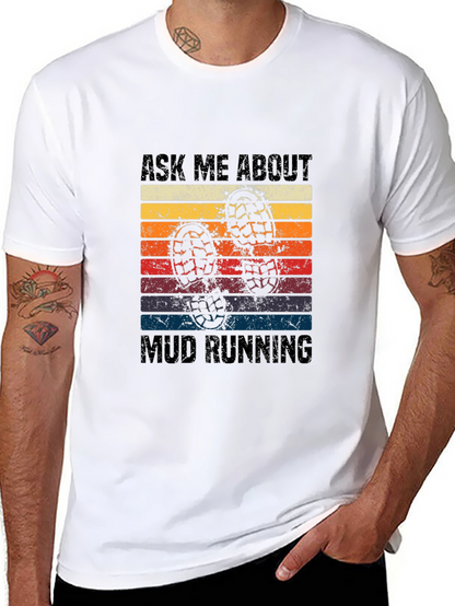 Mud Running Retro T-Shirt