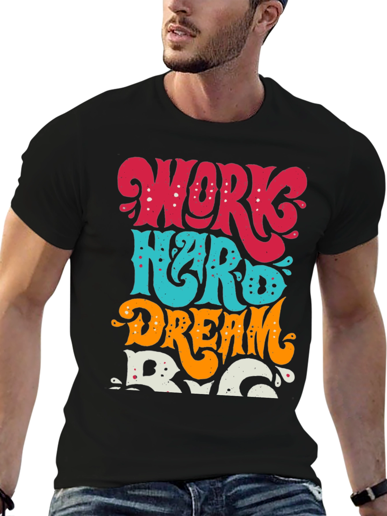 Work Hard Dream Big Graphic Tee
