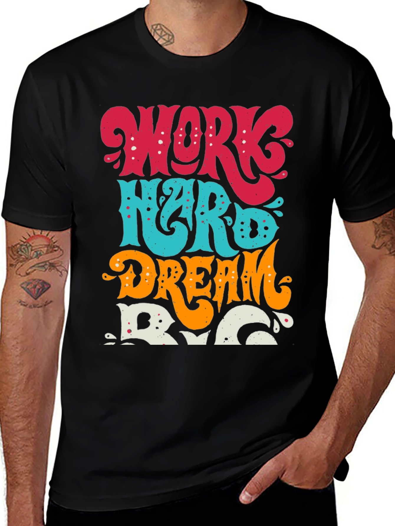 Work Hard Dream Big Graphic Tee