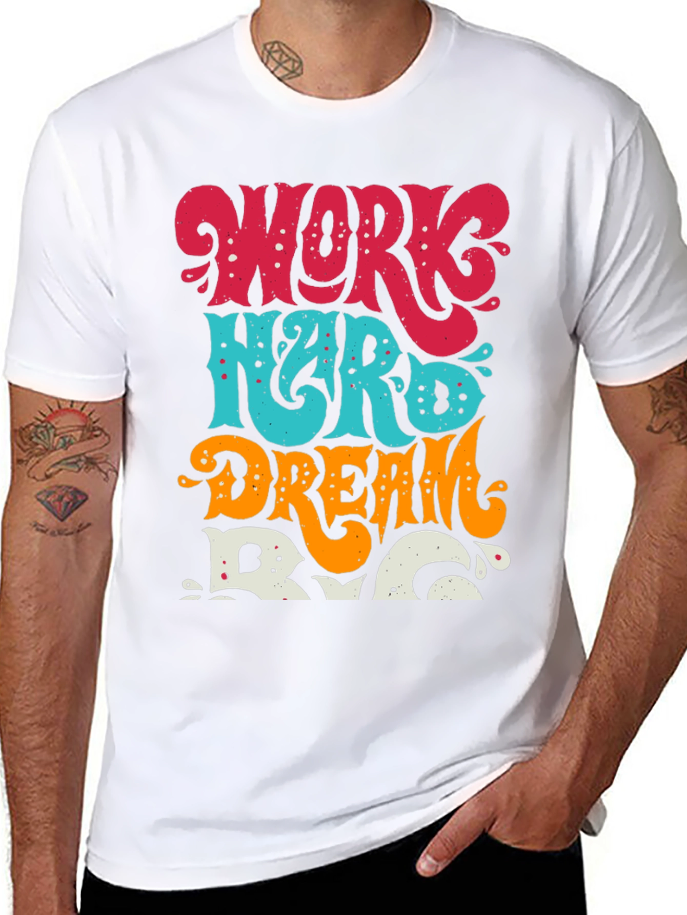 Work Hard Dream Big Graphic Tee