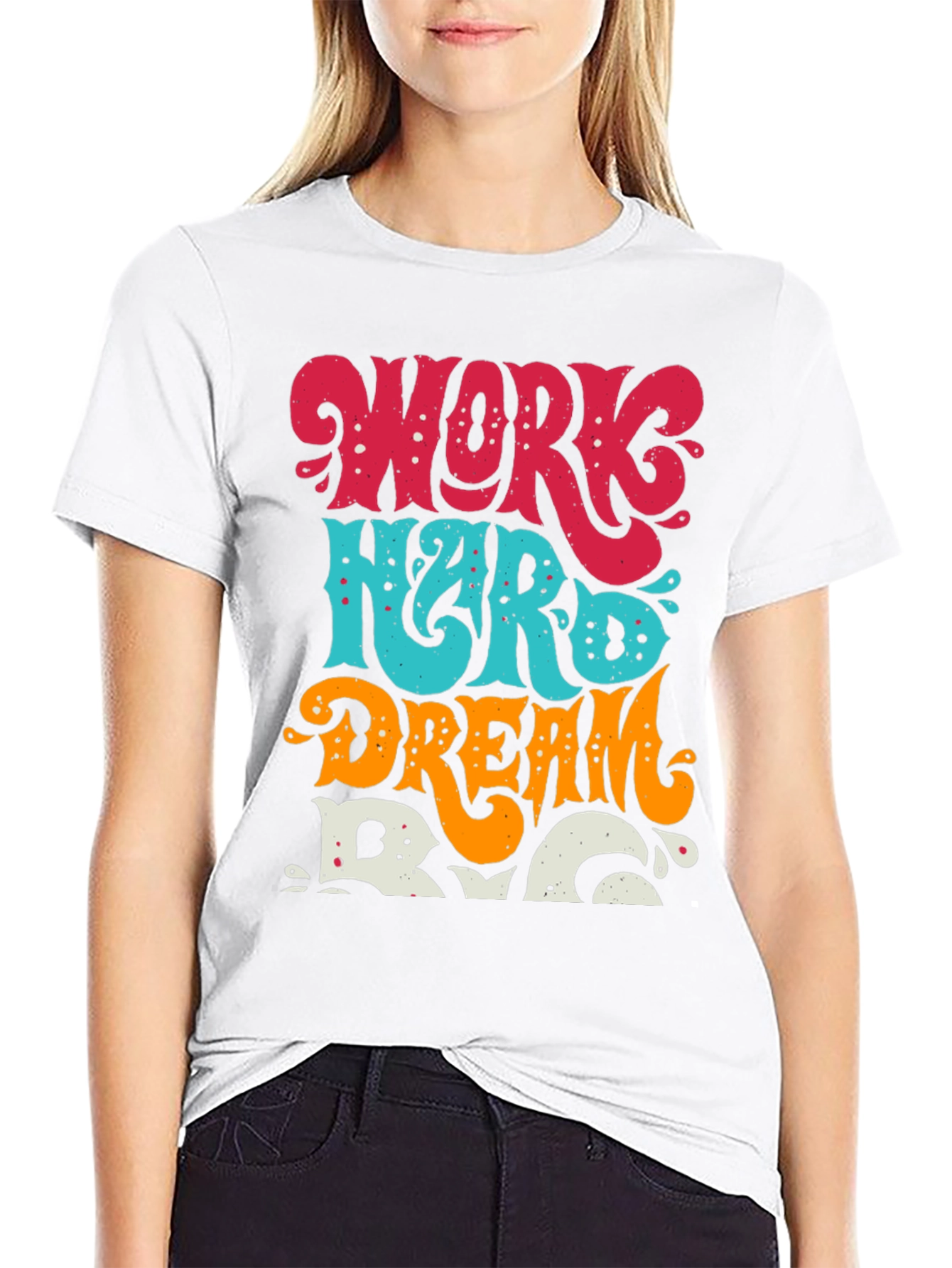 Work Hard Dream Big Graphic Tee
