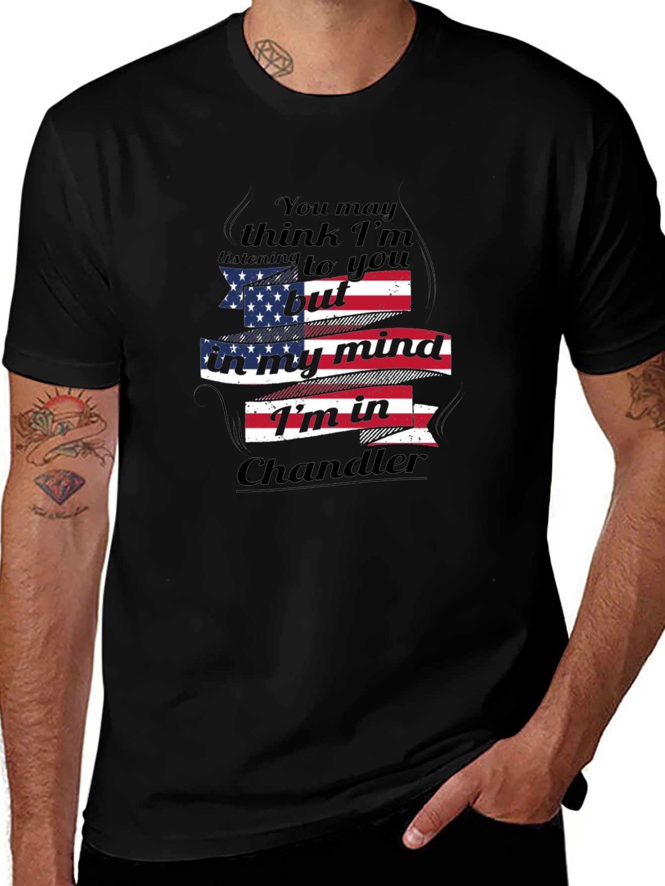 Chandler State of Mind Patriotic T-Shirt