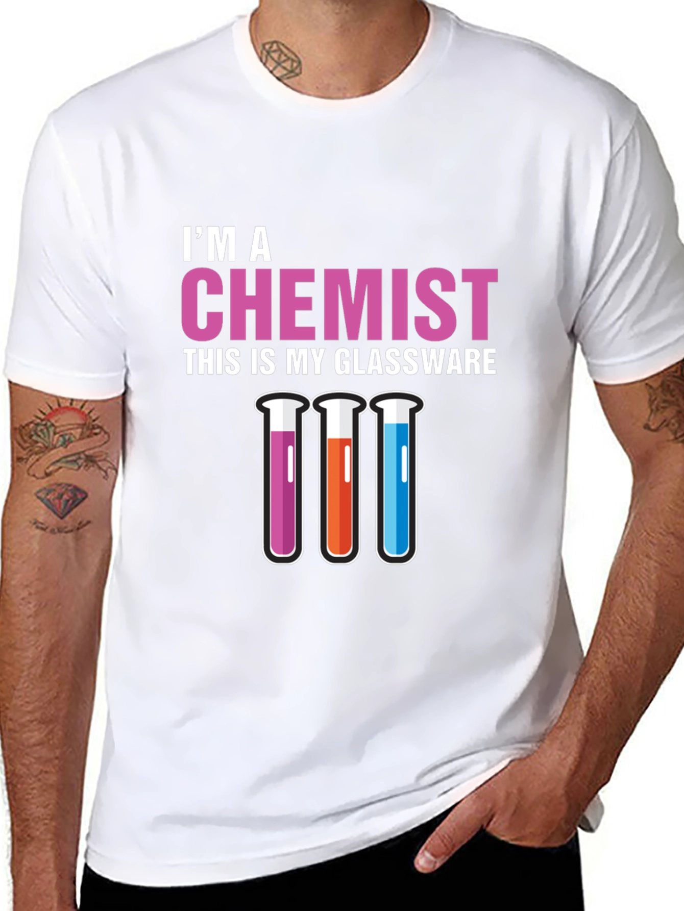 Chemist Glassware T-Shirt - Science Humor Tee