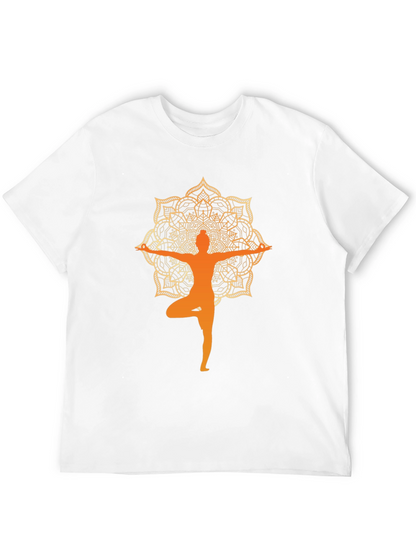 Yoga Mandala T-Shirt - Zen Design