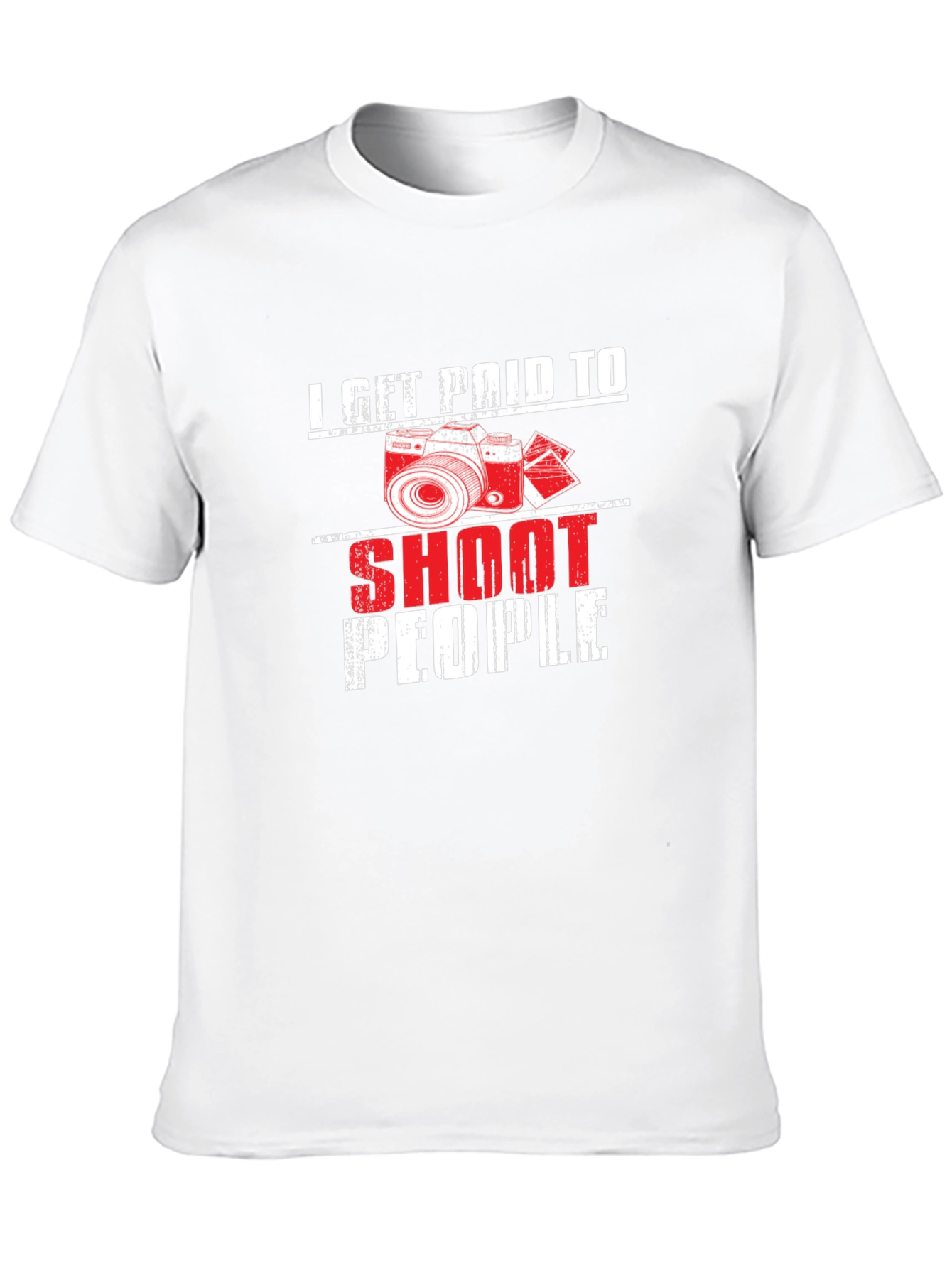 I Get Paid to Shoot People Black T-Shirt