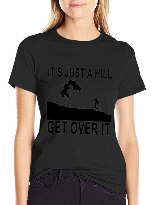 Its Just A Hill Graphic Tee - Black