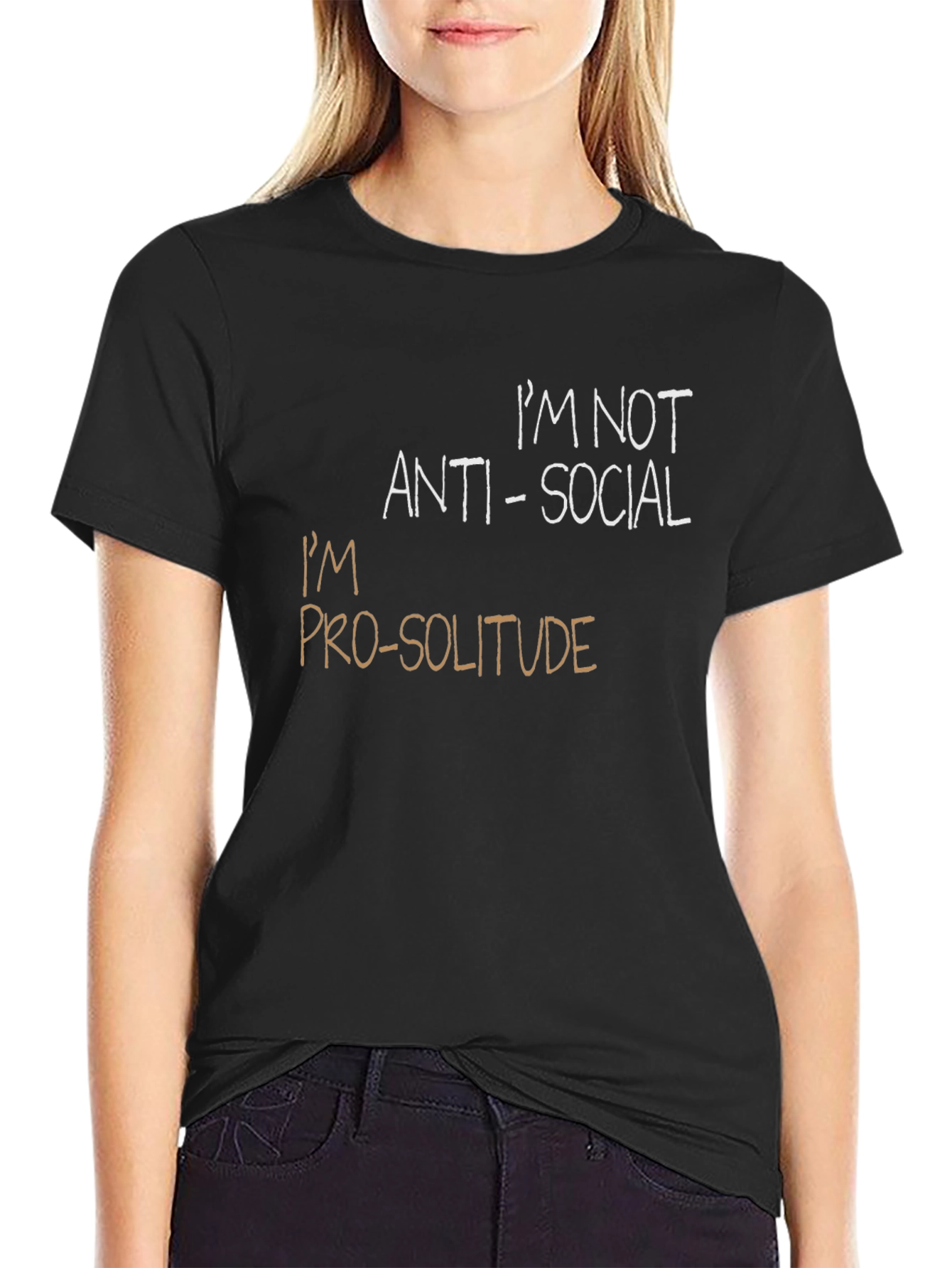 Pro-Solitude Graphic Tee - Introvert Shirt
