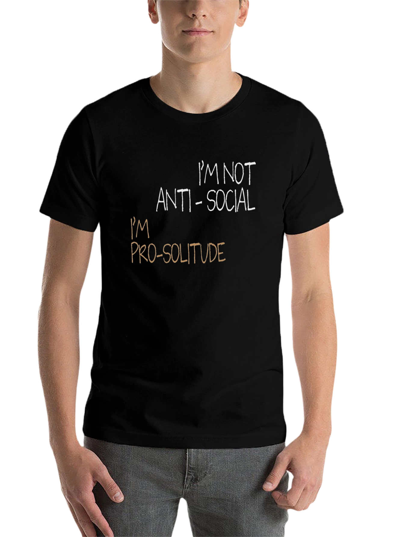 Pro-Solitude Graphic Tee - Introvert Shirt