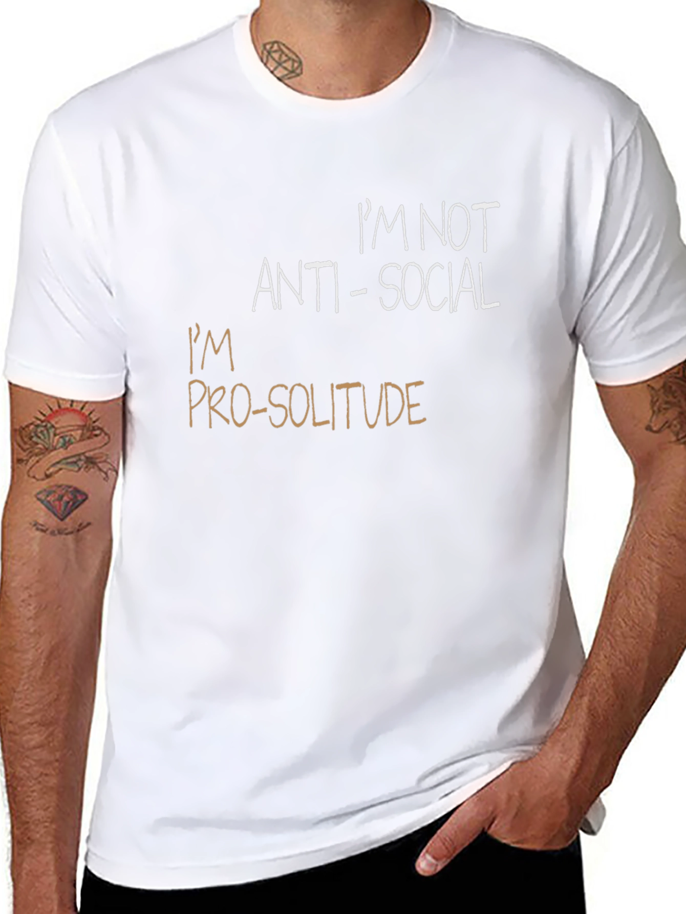 Pro-Solitude Graphic Tee - Introvert Shirt