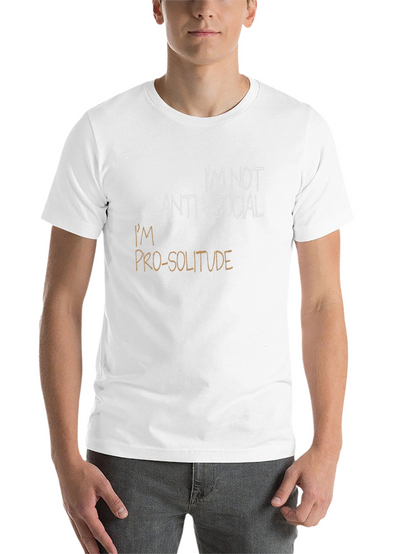 Pro-Solitude Graphic Tee - Introvert Shirt