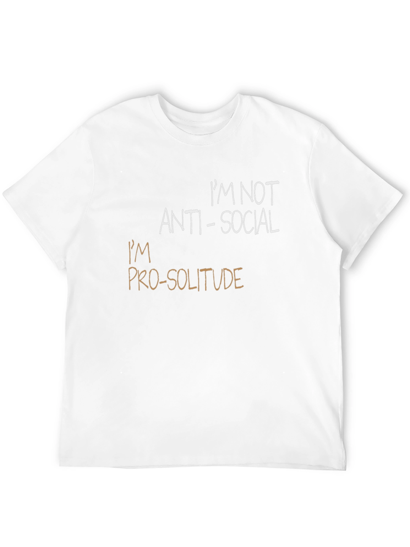 Pro-Solitude Graphic Tee - Introvert Shirt
