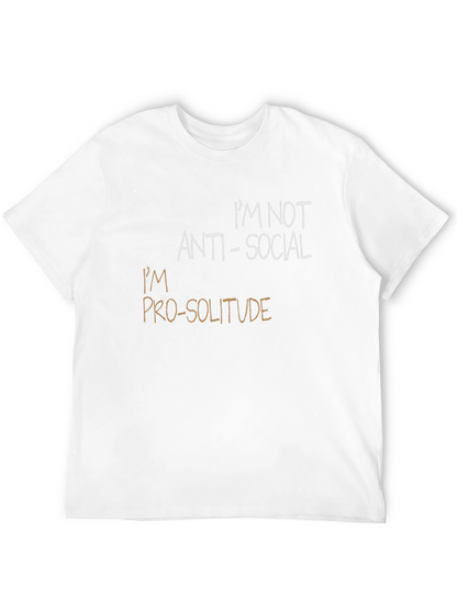Pro-Solitude Graphic Tee - Introvert Shirt