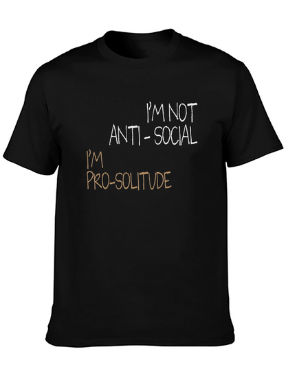 Pro-Solitude Graphic Tee - Introvert Shirt