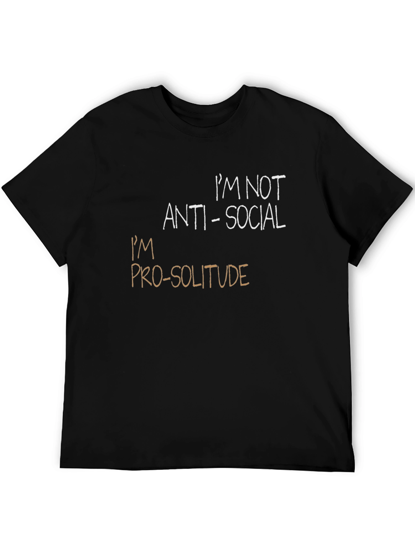 Pro-Solitude Graphic Tee - Introvert Shirt