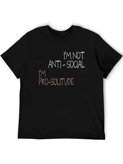 Pro-Solitude Graphic Tee - Introvert Shirt