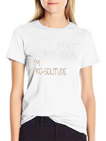 Pro-Solitude Graphic Tee - Introvert Shirt
