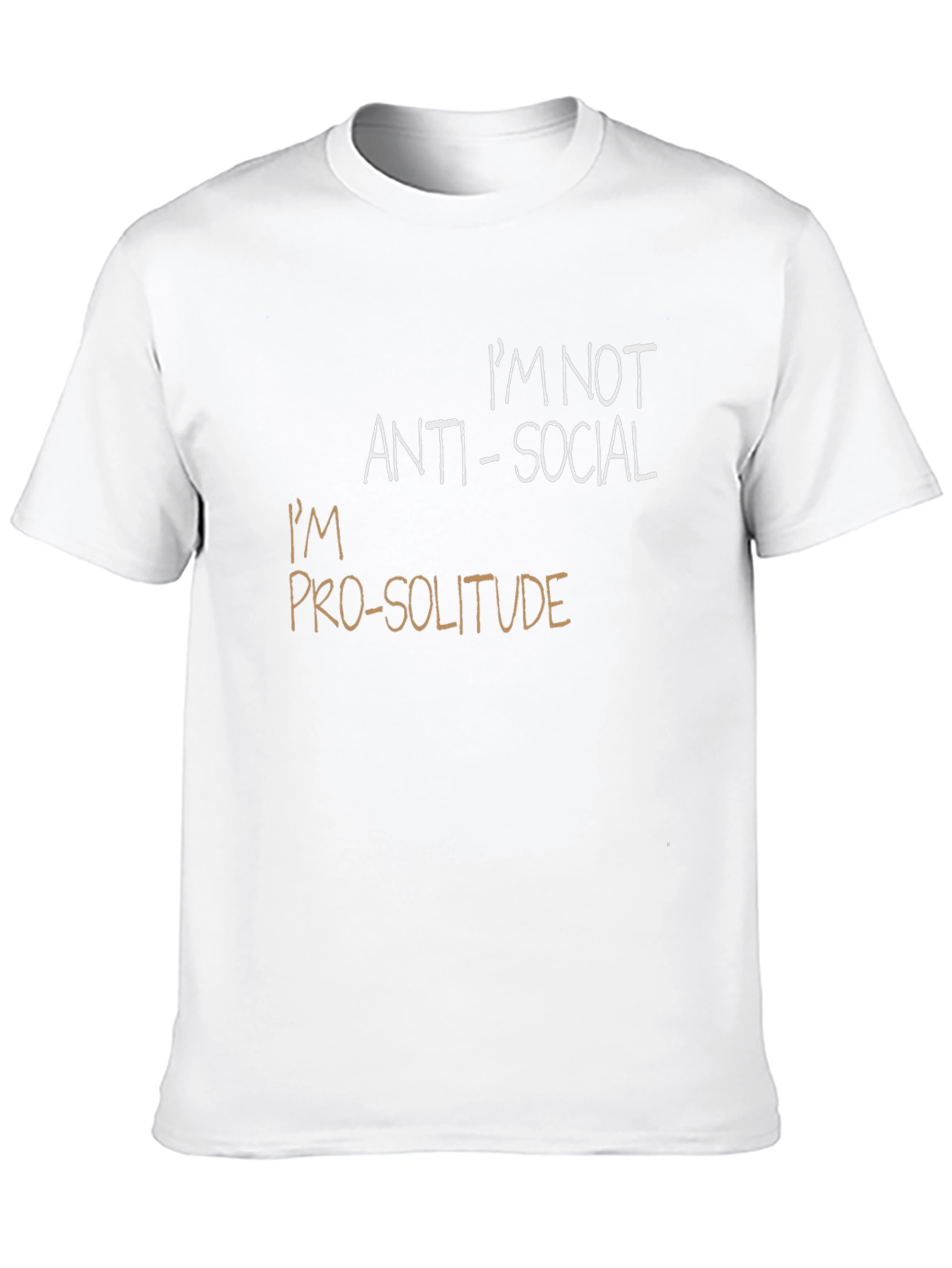 Pro-Solitude Graphic Tee - Introvert Shirt