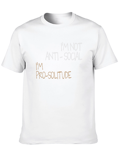 Pro-Solitude Graphic Tee - Introvert Shirt