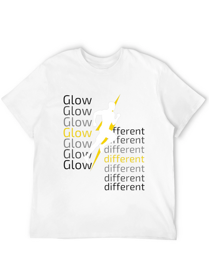 Glow Different Black Graphic Tee