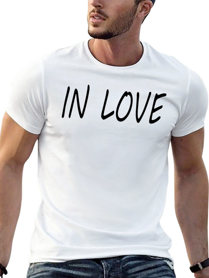 In Love Black Tee