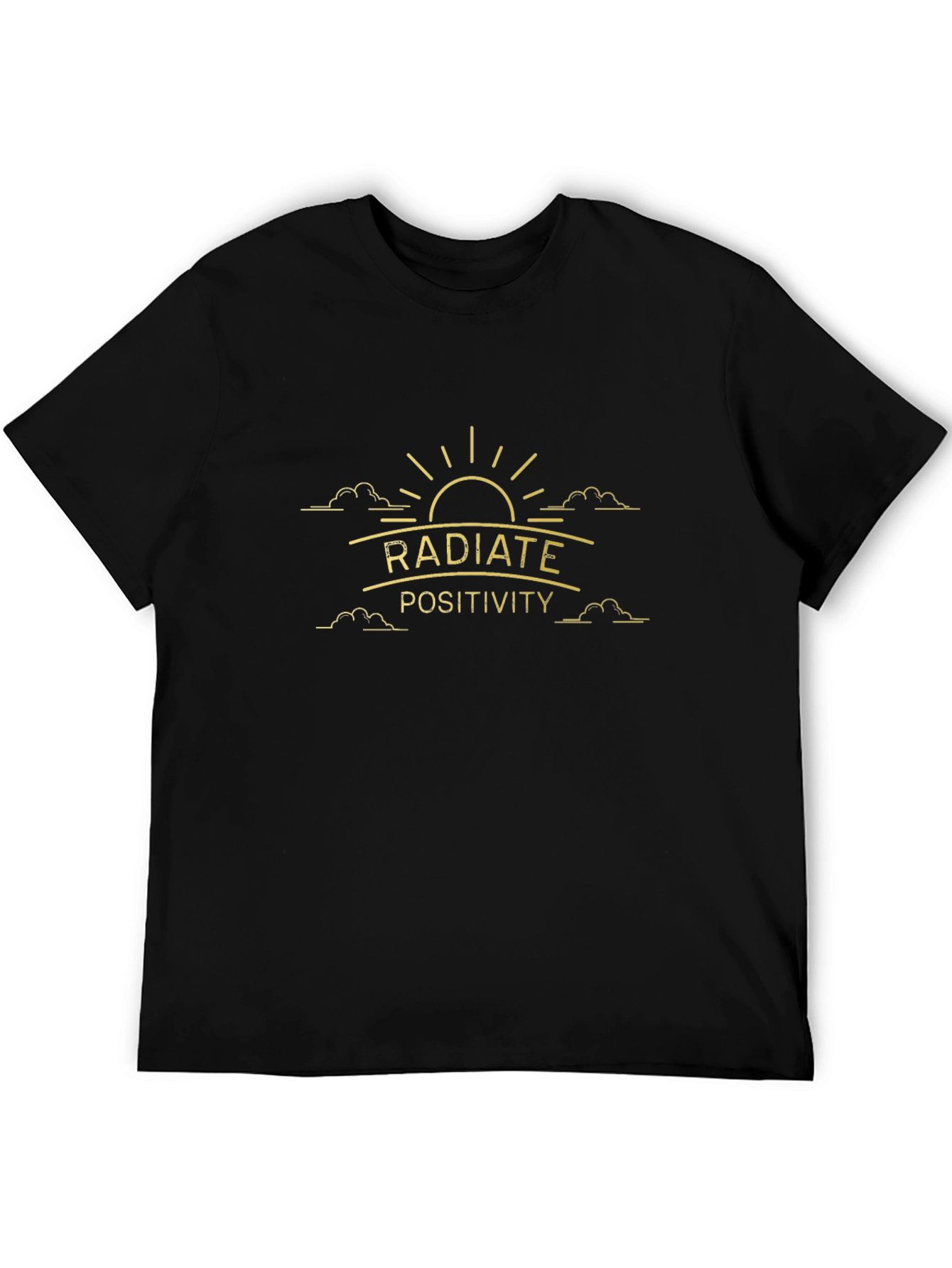 Radiate Positivity Black T-Shirt
