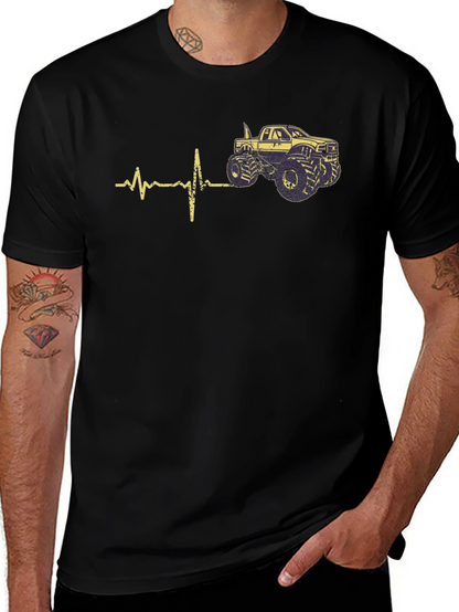 Monster Truck Heartbeat Tee