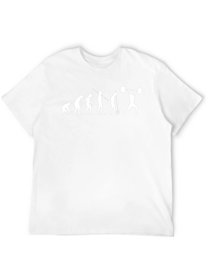 Evolution of Weightlifting T-Shirt - Black