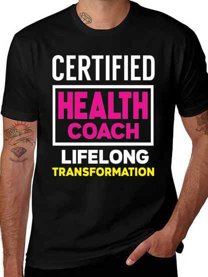 Certified Health Coach T-Shirt - Lifelong Transformation