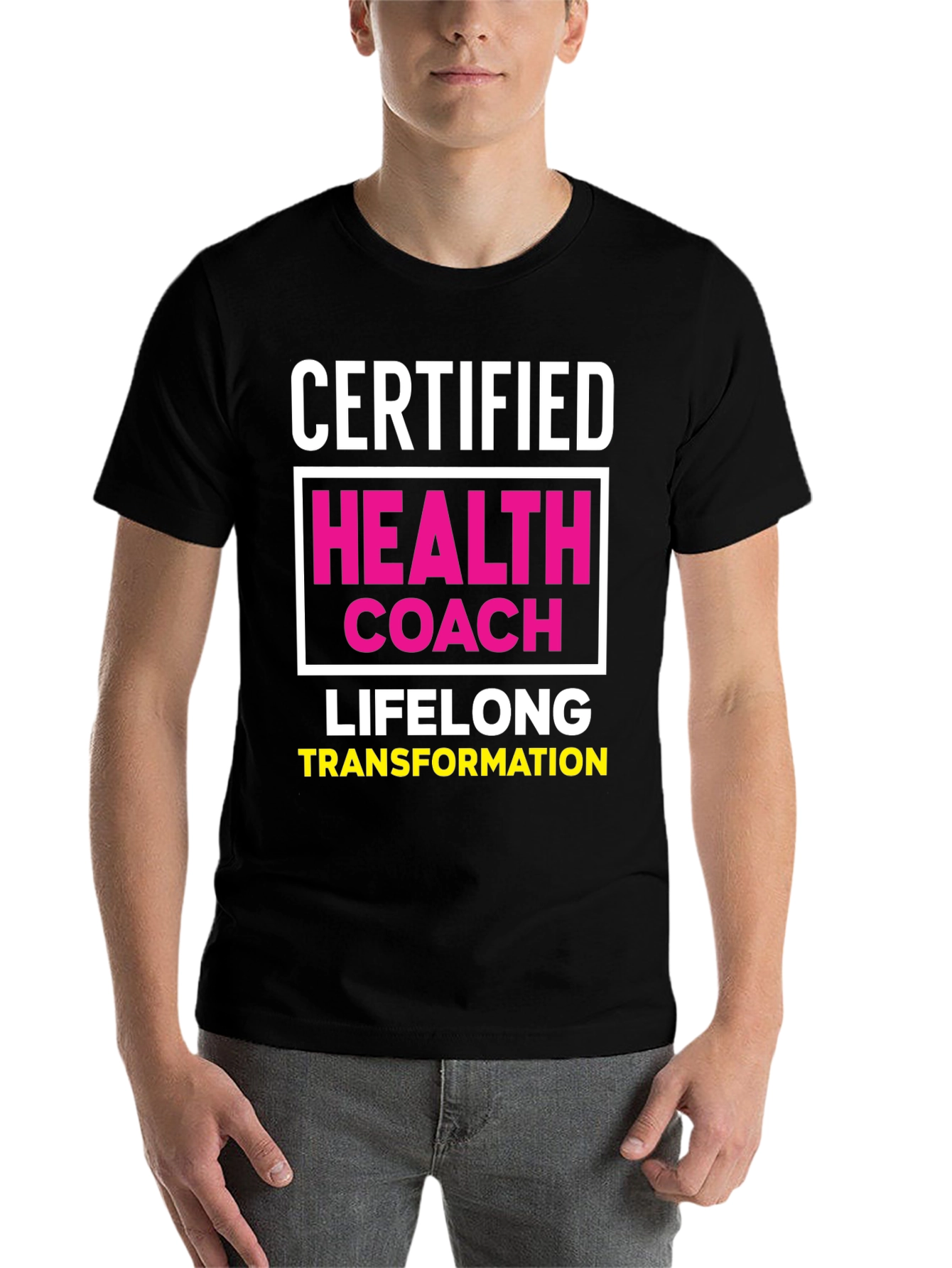 Certified Health Coach T-Shirt - Lifelong Transformation
