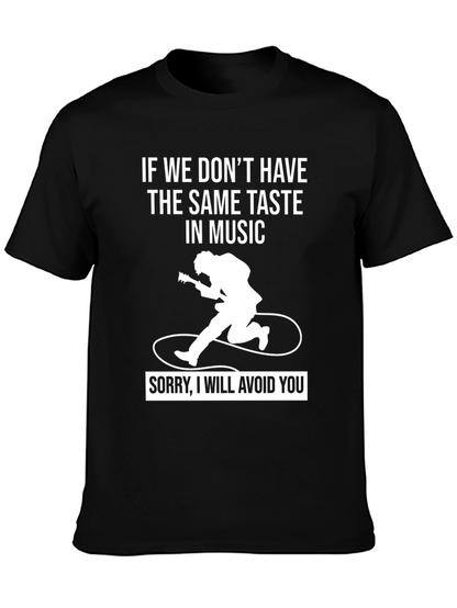 Music Taste T-Shirt - Avoid You Tee