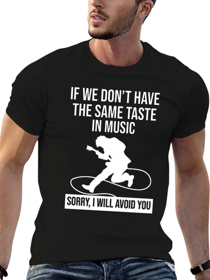 Music Taste T-Shirt - Avoid You Tee