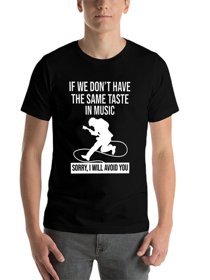 Music Taste T-Shirt - Avoid You Tee
