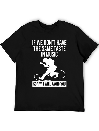 Music Taste T-Shirt - Avoid You Tee