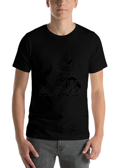 Black Surfer Graphic Tee