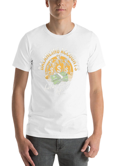 Balancing Accounts T-Shirt - Money Graphic Tee