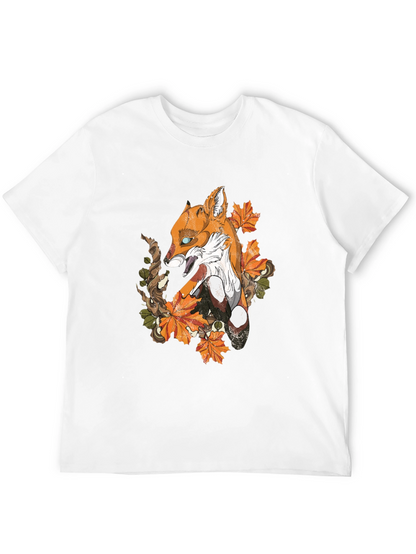 Fox & Foliage Graphic Tee - Urban Style