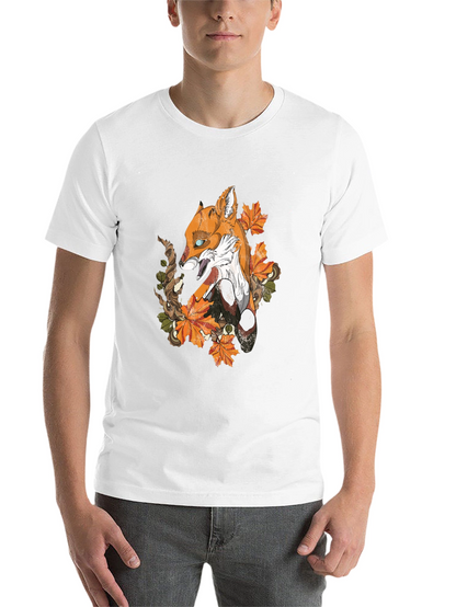 Fox & Foliage Graphic Tee - Urban Style